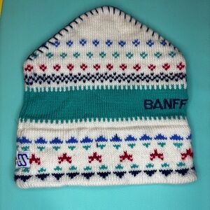 Murray Merkley Banff Canada Vintage Wool Knit Beanie Hat